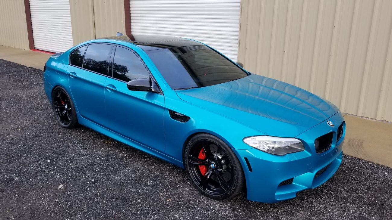 Atomic Teal BMW M5