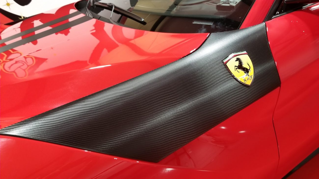 Carbon Fiber Accents Ferrari F12