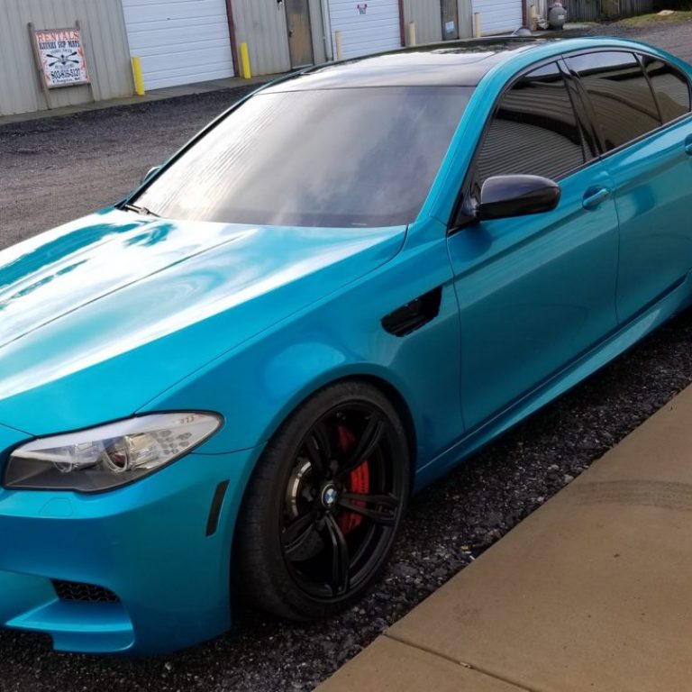 Atomic Teal BMW M5