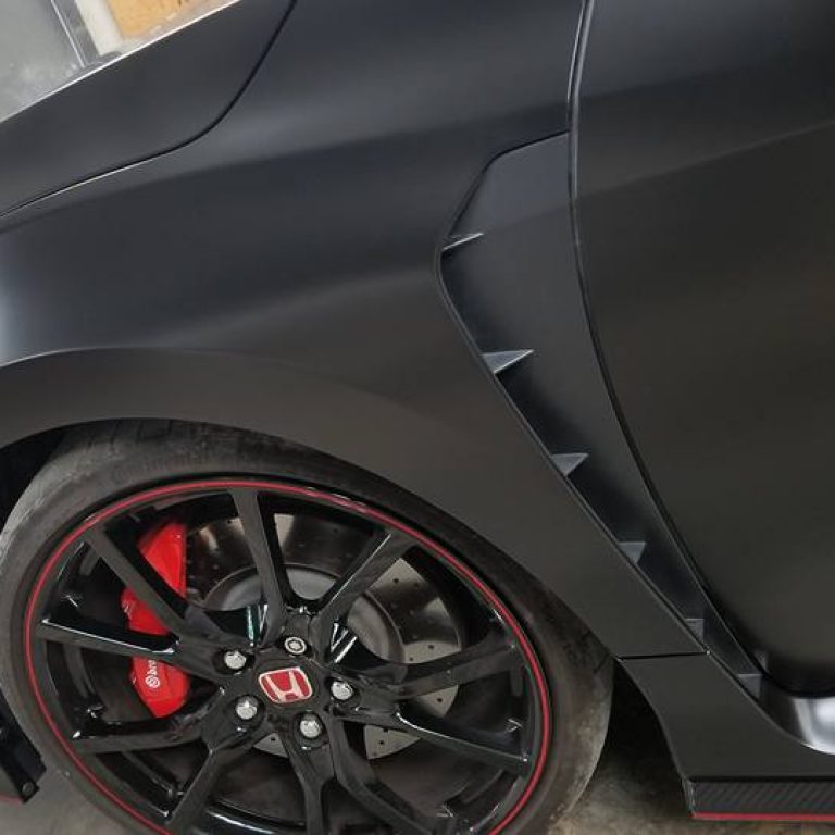 Satin Black Honda Civic Type R