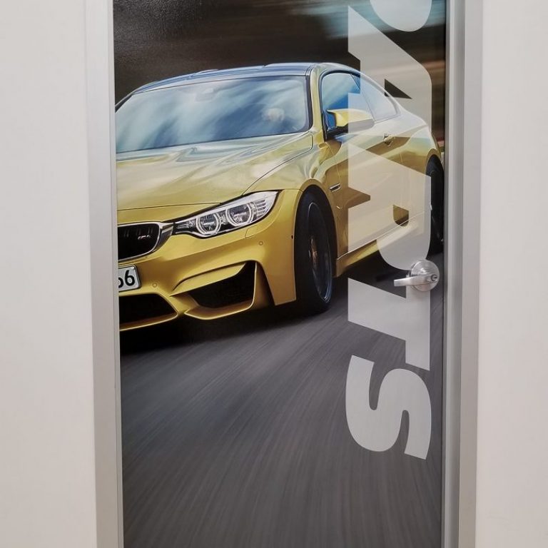 BMW of Columbia Door Wraps