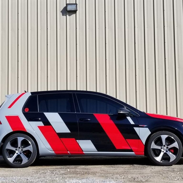 Nardo Grey Carmine Red VW GTi