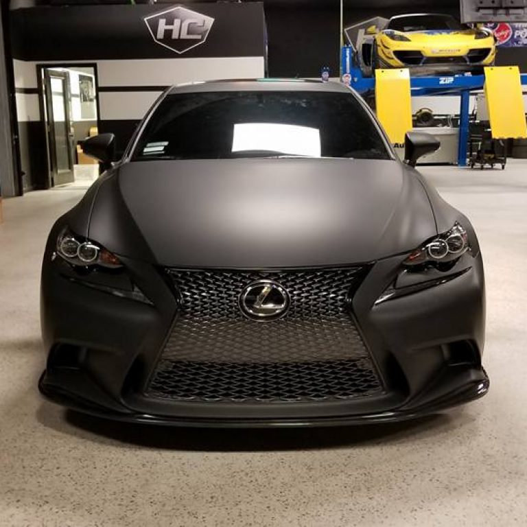 Matte Black Lexus IS350 WRAPABULL