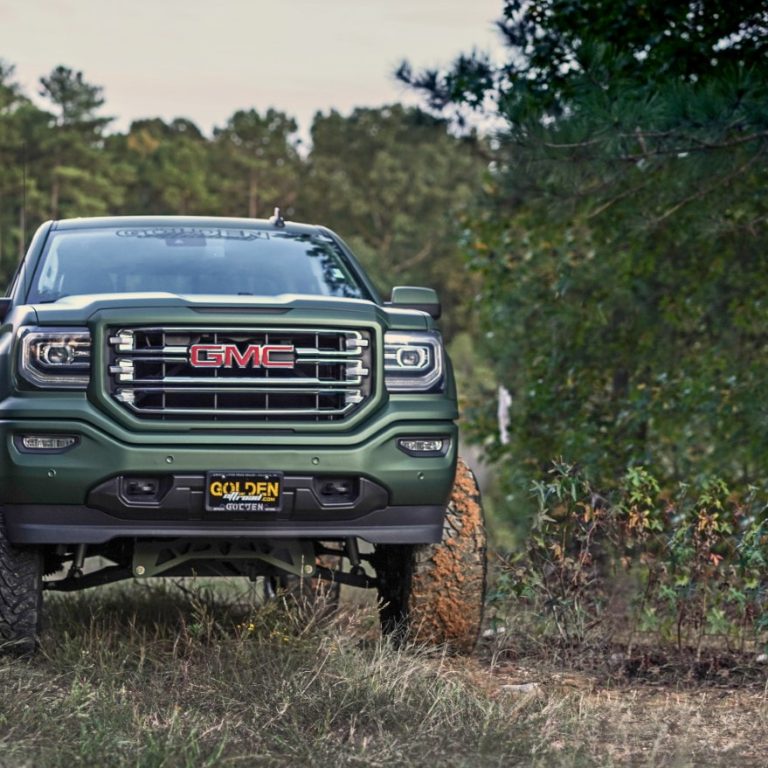 Matte Metallic Moss Green GMC Sierra