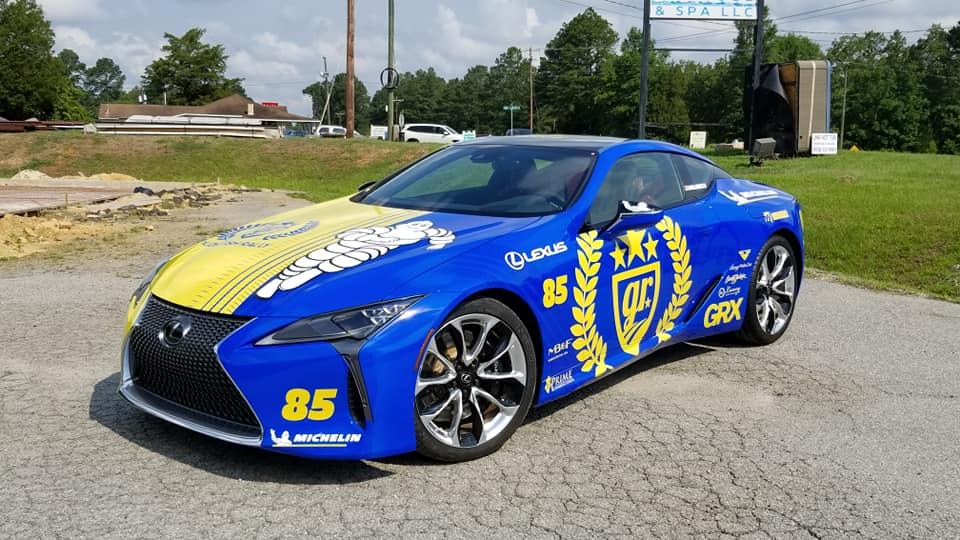 Michelin Gold Rush Rally Lexus LC500