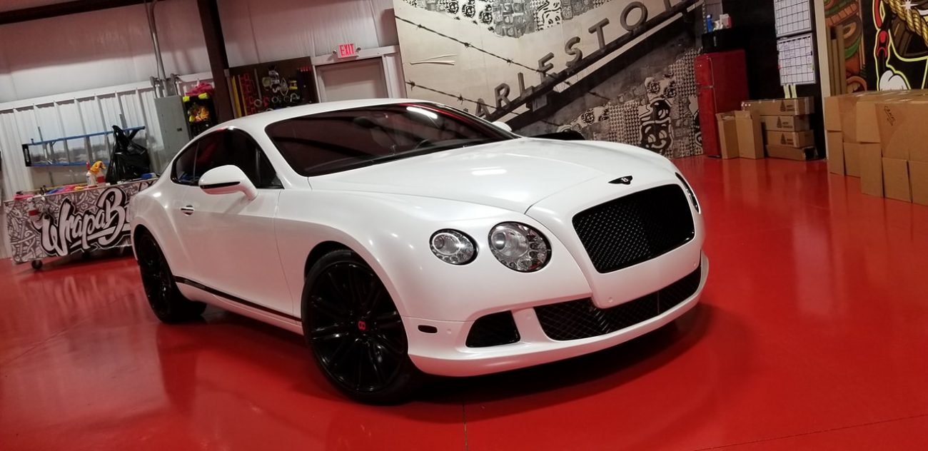 White Diamond Bentley Continental GT