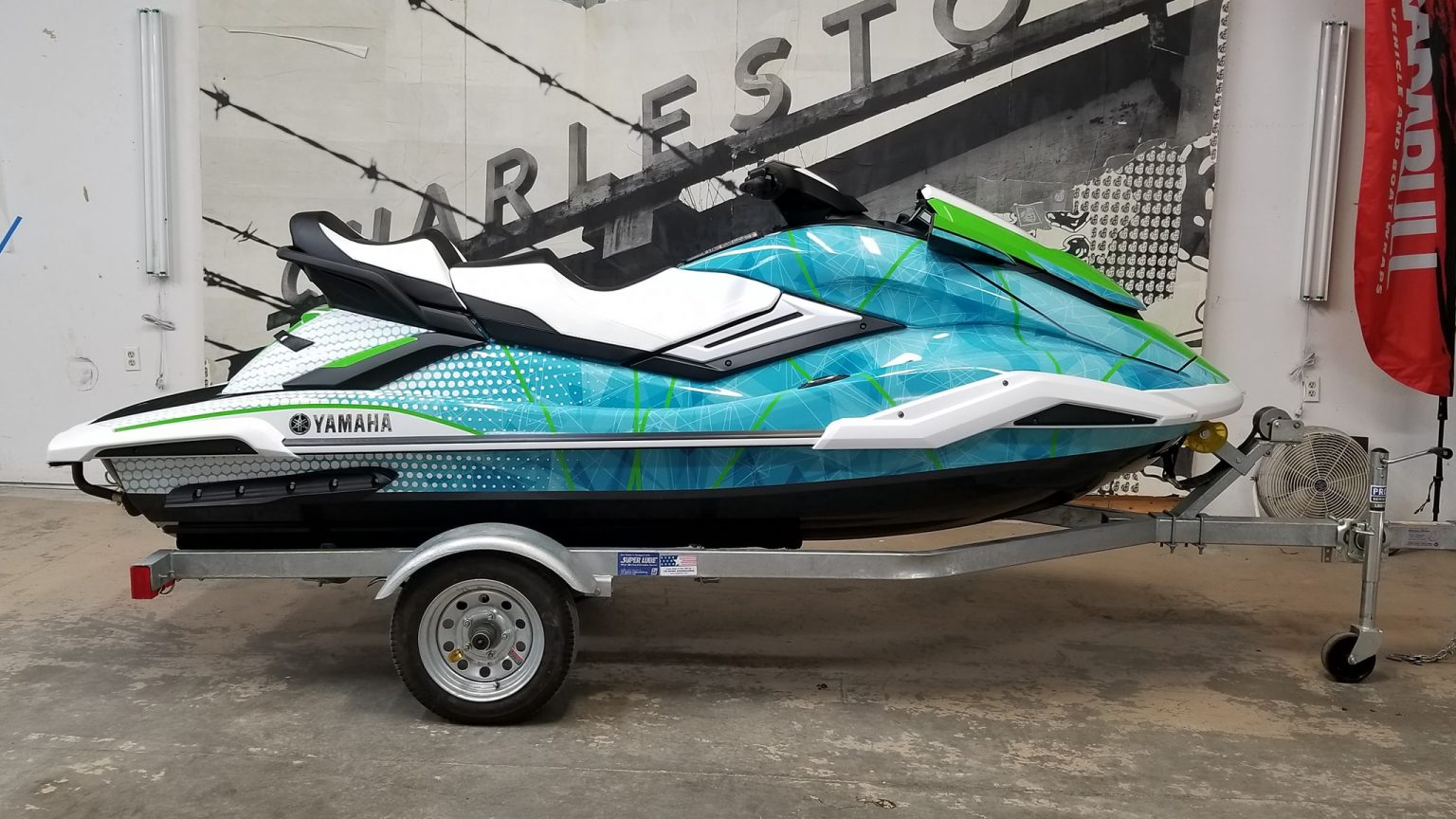 Custom Color Boat Wrapping Columbia SC WRAPABULL